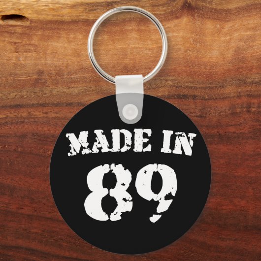 Made in 1989 schlüsselanhänger (Vorderseite)