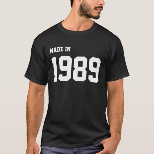 Made in 1989 T-Shirt (Vorderseite)