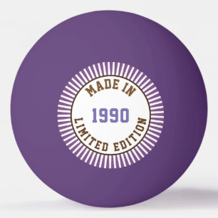 Made in 1990 tischtennisball