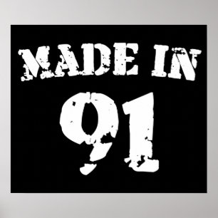 Made in 1991 poster