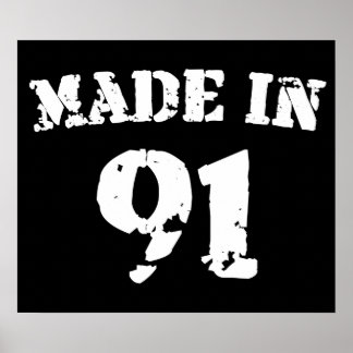 Made in 1991 poster