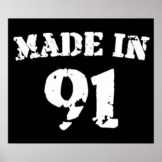 Made in 1991 poster (Vorne)