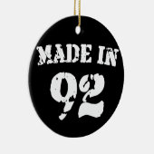 Made in 1992 keramikornament (Rechts)