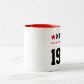 Made in 1993 zweifarbige tasse (Mittel)