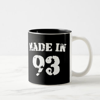 Made in 1993 zweifarbige tasse