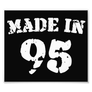 Made in 1995 fotodruck