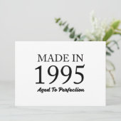 Made in 1995 karte (Stehend Vorderseite)