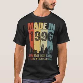 Made in 1996 Limited Edition 29 Years T-Shirt