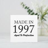 Made in 1997 karte (Stehend Vorderseite)