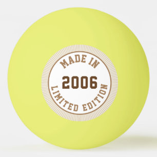 Made in 2006 tischtennisball