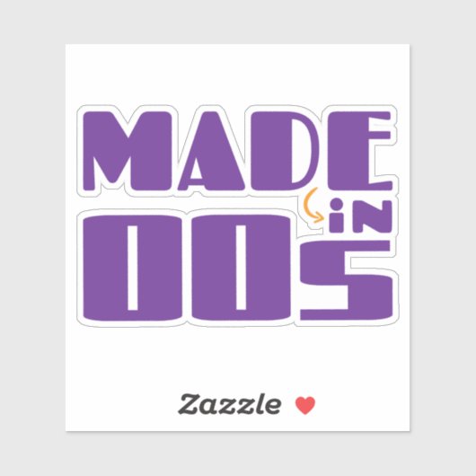 Made in 200 aufkleber (Blatt)