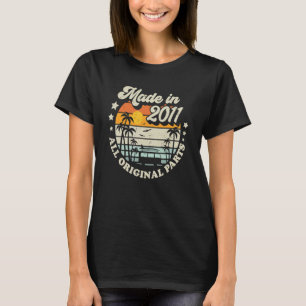 Made in 2011 Alle Originalteile Retro Stil Sun T-Shirt
