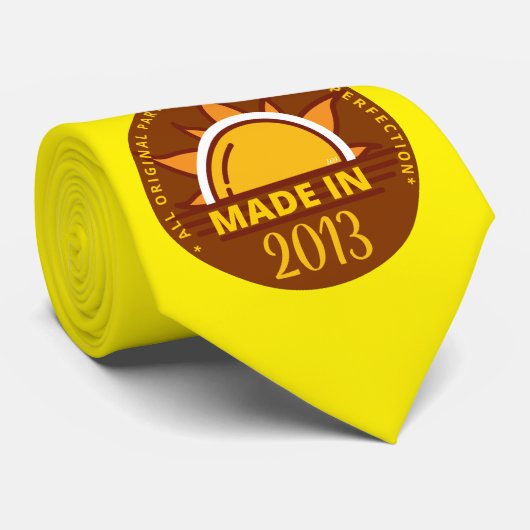 MADE IN 2013 lustiges Geburtstagsgeschenk Krawatte (Gerollt)