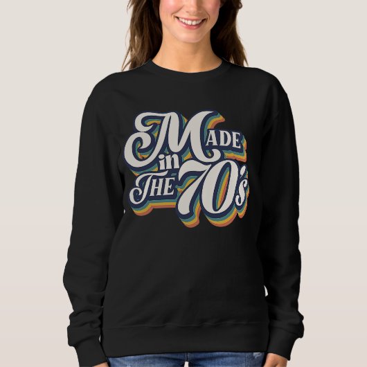 Made in 70er sweatshirt (Vorderseite)
