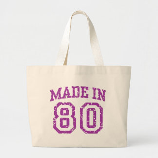 Made in 80 jumbo stoffbeutel