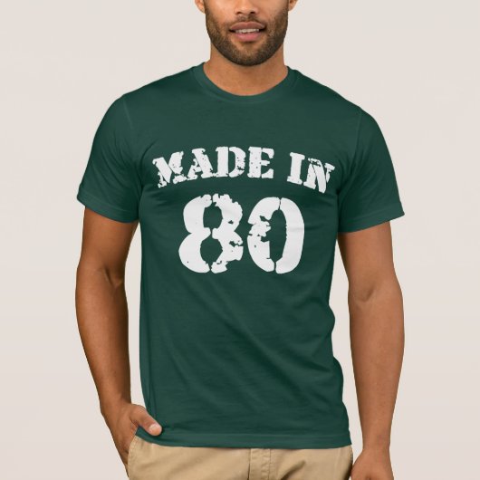 Made in 80 Shirt (Vorderseite)
