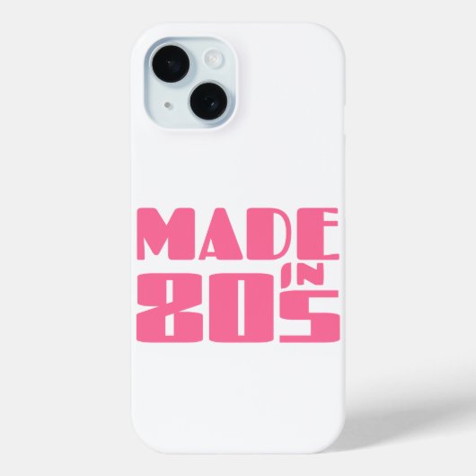 Made in 80er Case-Mate iPhone hülle (Rückseite)