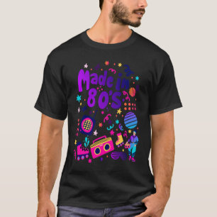 Made in 80er Cool Back to 80er Outfit Illustration T-Shirt