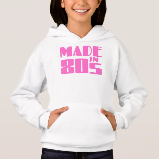 Made in 80er hoodie (Vorderseite)