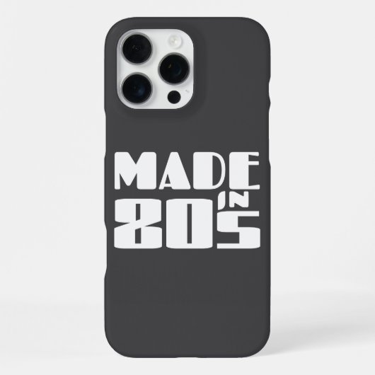 Made in 80er iPhone hülle (Rückseite)