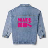 Made in 80er jeansjacke (Rückseite)