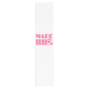 Made in 80er kurzer tischläufer