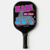 Made in 80er Neon Pickleball Paddle (Vorderseite)