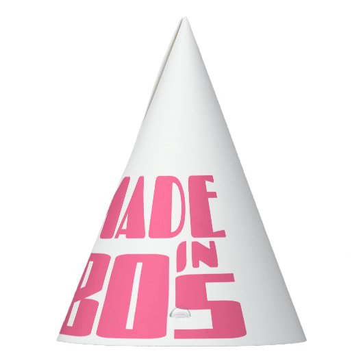 Made in 80er partyhütchen (Links)