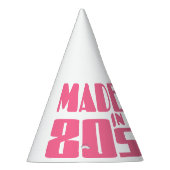 Made in 80er partyhütchen (Rechts)