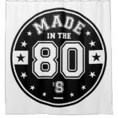 Made In 80s Duschvorhang (Vorderseite)