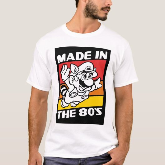 made in 80's Mario T-Shirt (Vorderseite)