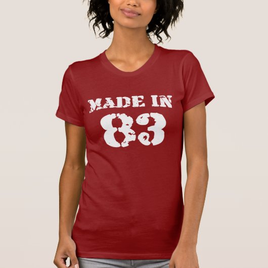Made in 83 Shirt (Vorderseite)