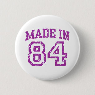 Made in 84 button