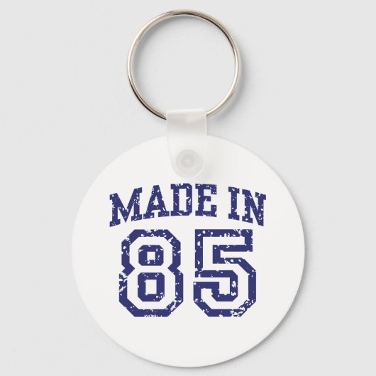 Made in 85 schlüsselanhänger (Vorderseite)