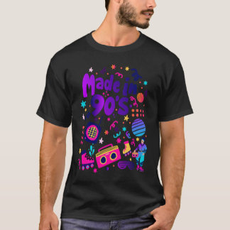 Made in 90er Jahren Cool Back to 90er Outfit Illus T-Shirt