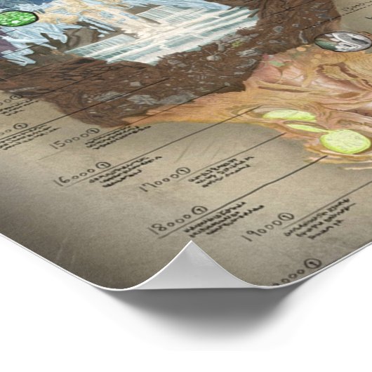 Made in Abyss Abyss Chart Poster (Ecke)