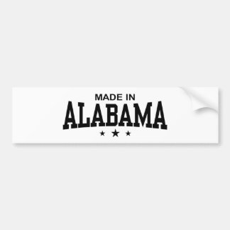 Made in Alabama Autoaufkleber