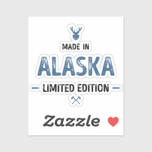 Made in Alaska Limited Edition Aufkleber (Blatt)