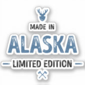 Made in Alaska Limited Edition Aufkleber (Vorderseite)