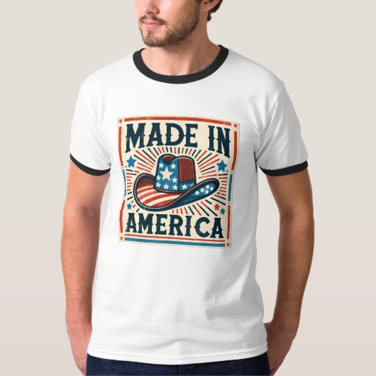 Made in America 4. Juli T-Shirt (Vorderseite)
