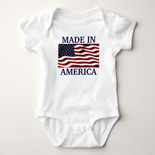 Made in America Baby Strampler (Vorderseite)