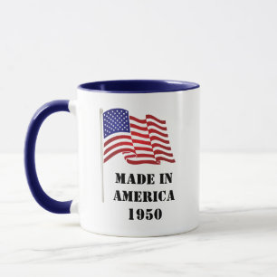 Made in America Birthdate Tasse