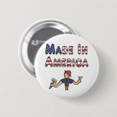 Made in America Button (Vorne & Hinten)