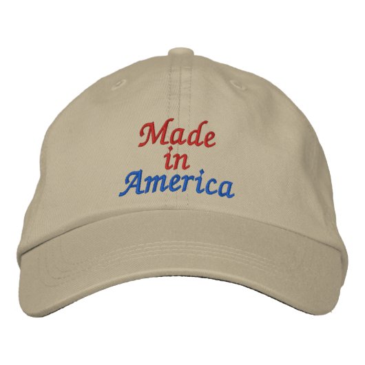 Made in America Cap by SRF Bestickte Kappe (Vorderseite)
