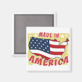 Made in America Magnet (Vorderseite/Rückseite)