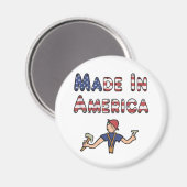 Made in America Magnet (Vorderseite/Rückseite)