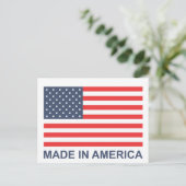 Made in America Postkarte (Stehend Vorderseite)