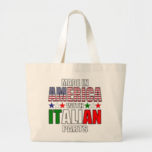 Made in America with Italian Parts Jumbo Stoffbeutel
