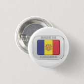 Made in Andorra Button (Vorne & Hinten)