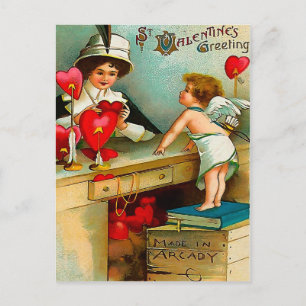 Made in Arcady - Valentinstag Gruß Feiertagspostkarte